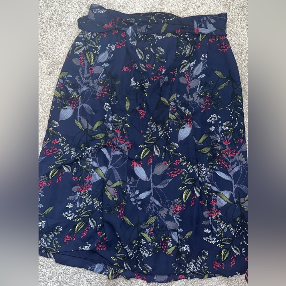 tie waist midi skirt